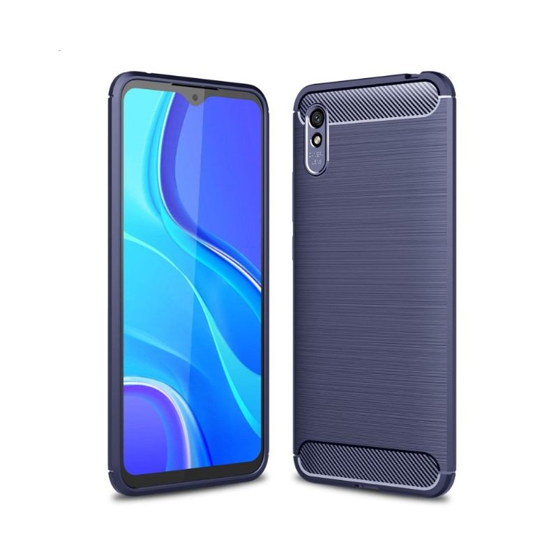 Hoesje voor Xiaomi Redmi 9A Flexibel Geborsteld Effect