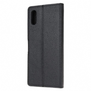 Leren Hoesje voor Xiaomi Redmi 9A Litchi Skin-effect Leerstijl