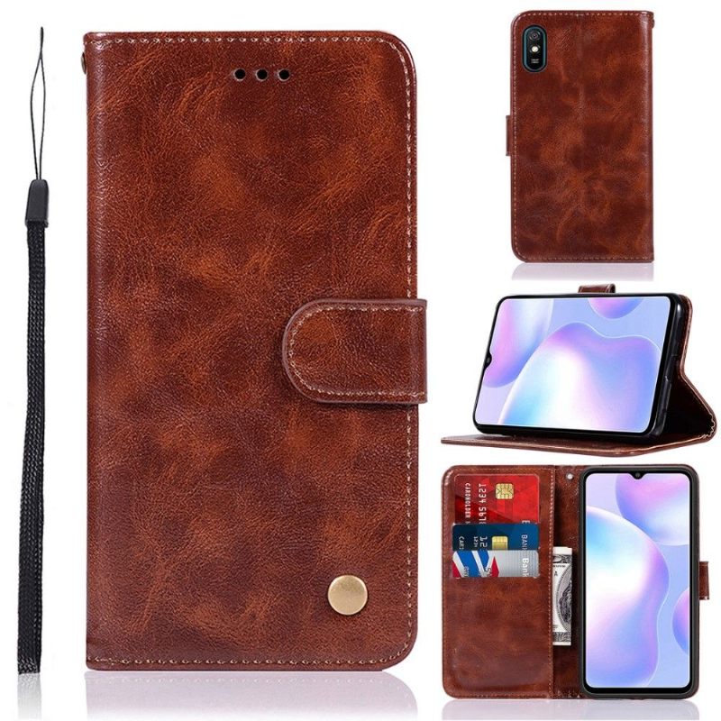 Leren Hoesje voor Xiaomi Redmi 9A Premium Vintage