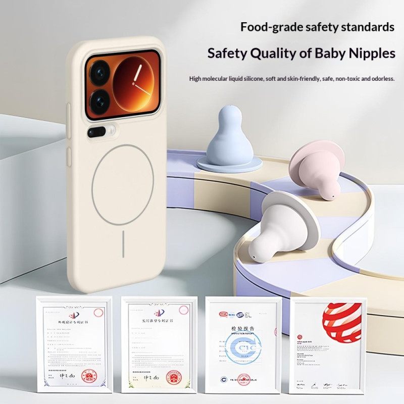 Case Hoesje Xiaomi 17 Pro Telefoonhoesje Magnetisch Met Siliconen