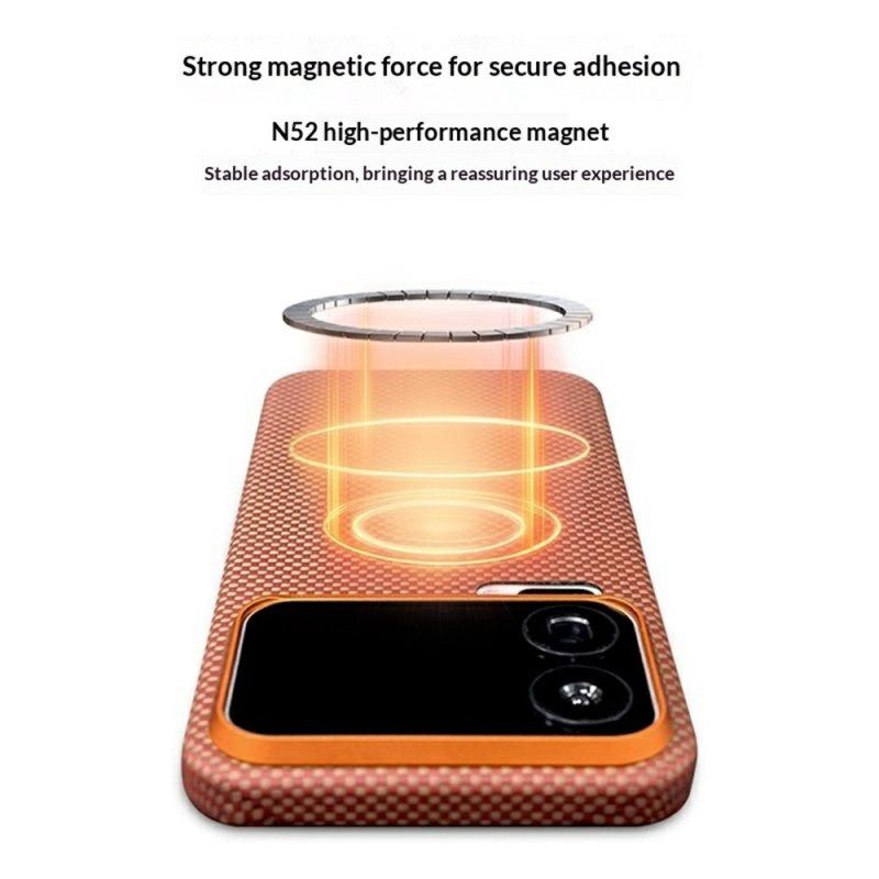 Case Hoesje Xiaomi 17 Pro Telefoonhoesje Magnetische Sluiting Van Aramidevezel