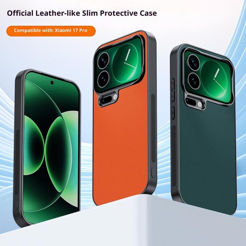 Cover Hoesje Xiaomi 17 Pro Telefoonhoesje Kunstleer