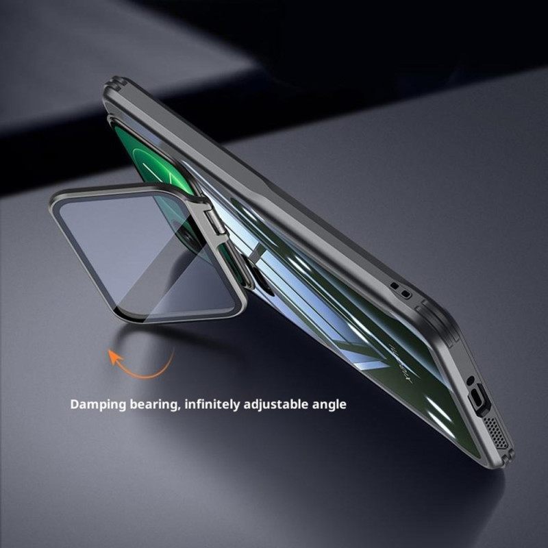 Cover Hoesje Xiaomi 17 Pro Telefoonhoesje Transparante Geïntegreerde Standaard En Camerabescherming