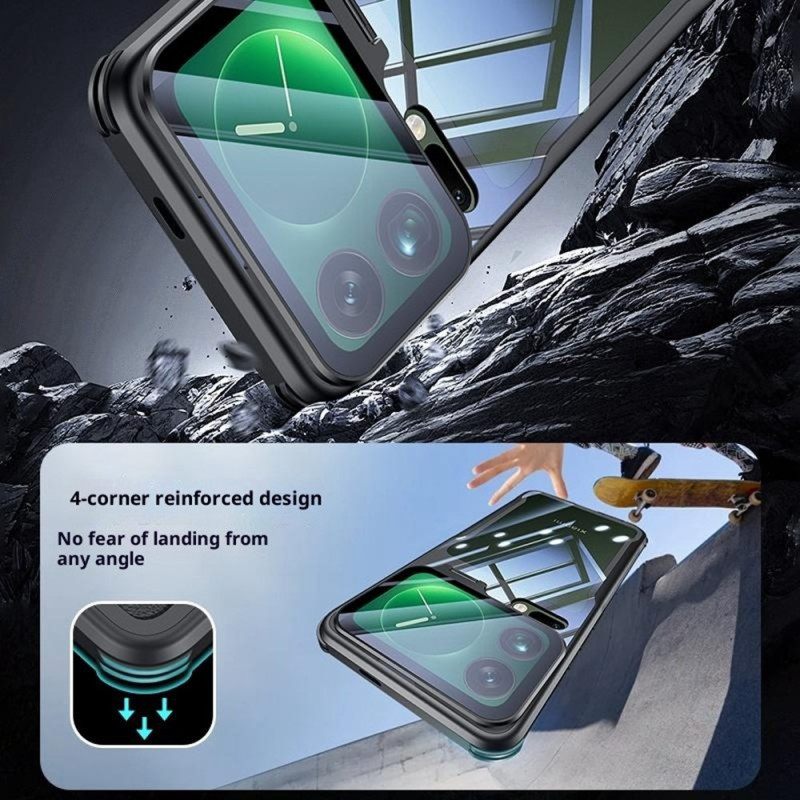 Cover Hoesje Xiaomi 17 Pro Telefoonhoesje Transparante Geïntegreerde Standaard En Camerabescherming