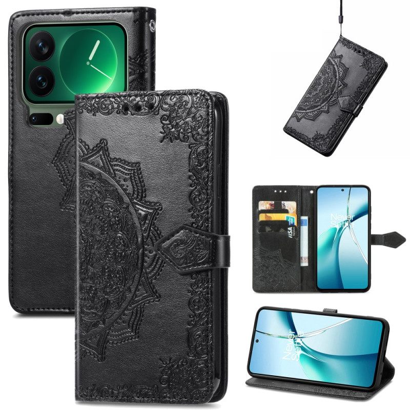 Flip Case Leren Xiaomi 17 Pro Barok Mandala