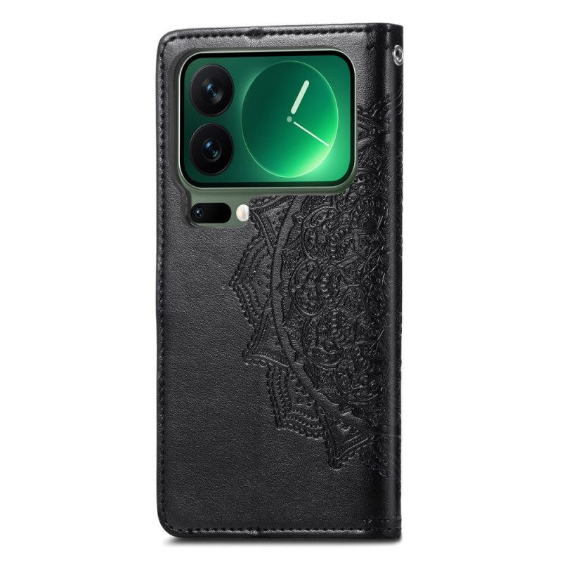Flip Case Leren Xiaomi 17 Pro Barok Mandala