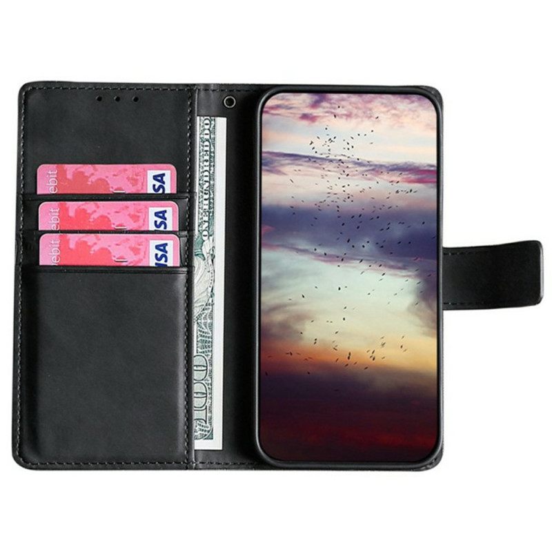 Flip Case Leren Xiaomi 17 Pro Krokodillenleerstructuur