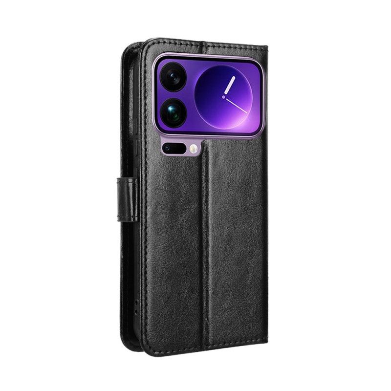 Folio-hoesje Xiaomi 17 Pro Glanzend Leer