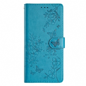 Folio-hoesje Xiaomi 17 Pro Telefoonhoesje Bloemenprint