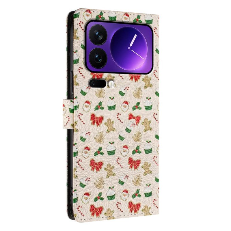 Folio-hoesje Xiaomi 17 Pro Telefoonhoesje Kerst