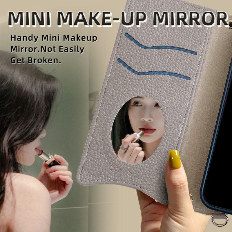 Folio-hoesje Xiaomi 17 Pro Telefoonhoesje Portemonnee Met Ketting