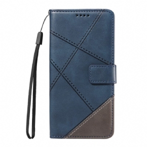 Folio-hoesje Xiaomi 17 Pro Tweekleurige Leerlook