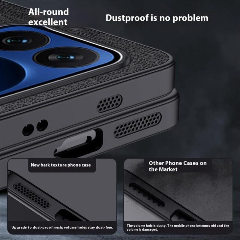 Hoesje Xiaomi 17 Pro Azns Houtnerf Bescherming Hoesje