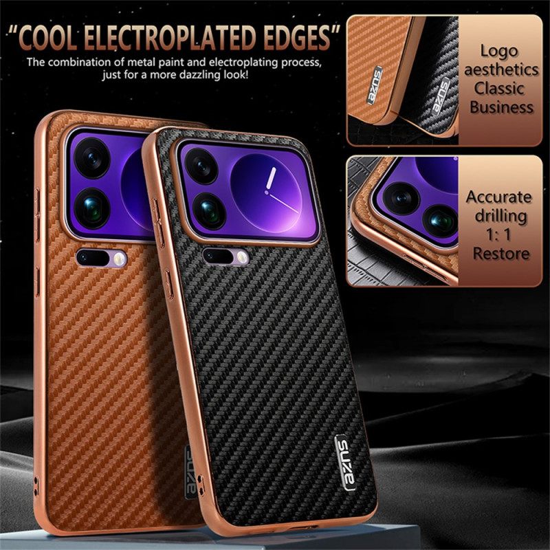 Hoesje Xiaomi 17 Pro Azns Koolstofvezel Bescherming Hoesje