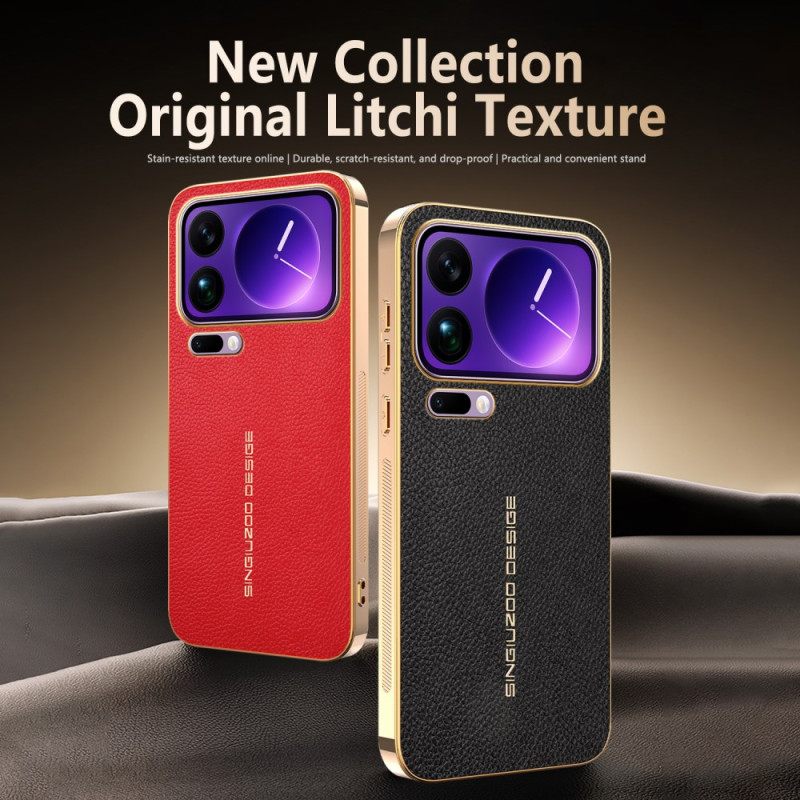 Hoesje Xiaomi 17 Pro Krasbestendige Lychee-textuur