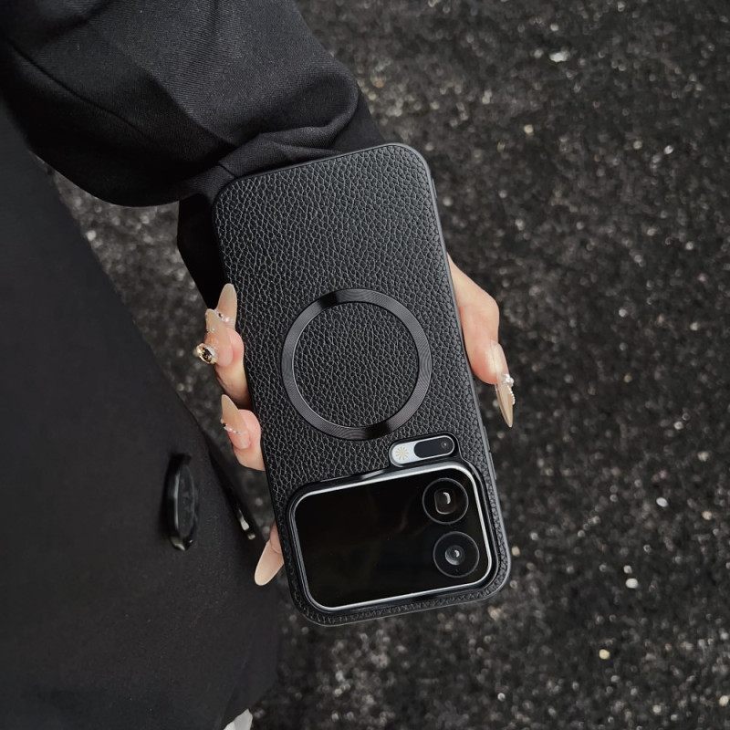 Hoesje Xiaomi 17 Pro Magnetisch Met Lychee-textuur Bescherming Hoesje