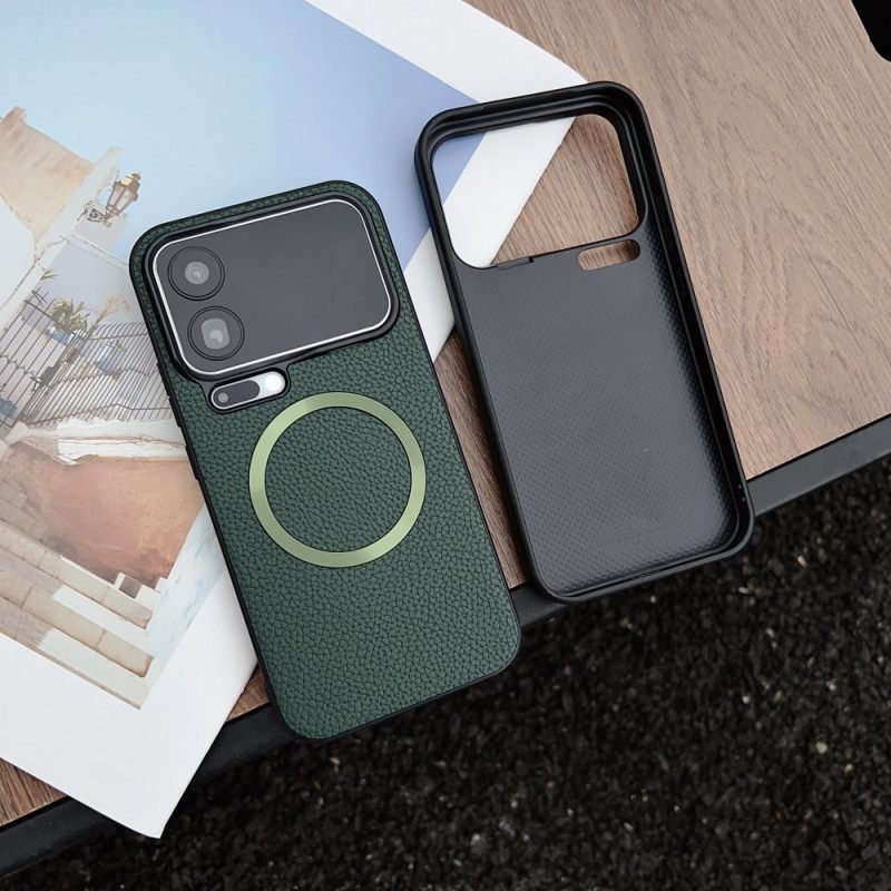 Hoesje Xiaomi 17 Pro Magnetisch Met Lychee-textuur Bescherming Hoesje