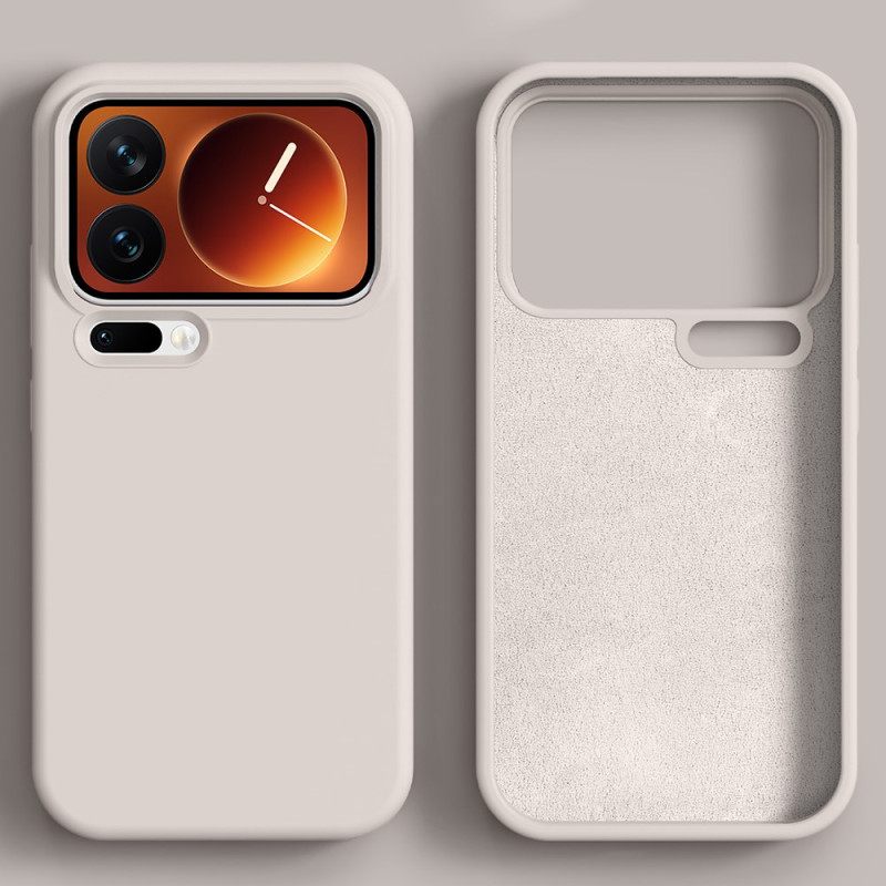 Hoesje Xiaomi 17 Pro Magnetisch Met Vloeibare Siliconen Bescherming Hoesje