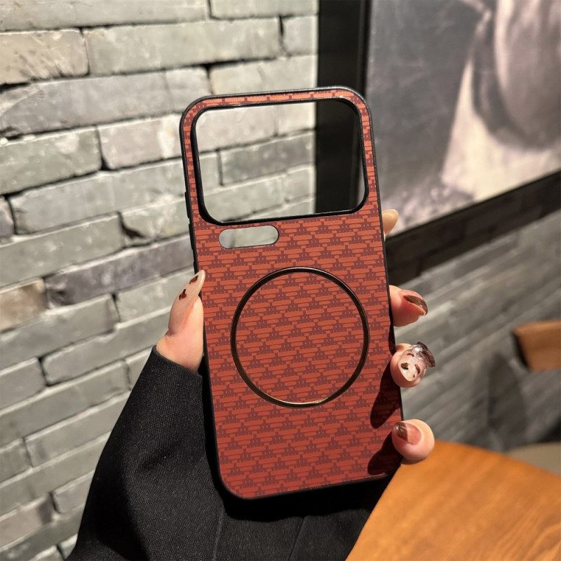 Hoesje Xiaomi 17 Pro Magnetische Driehoekige Bergtextuur