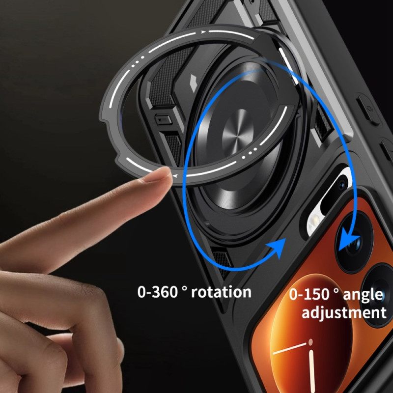 Hoesje Xiaomi 17 Pro Magnetische Sluiting Met Draaibare Standaard