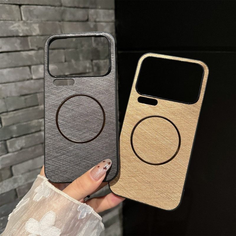 Hoesje Xiaomi 17 Pro Magnetische Zijdetextuur Bescherming Hoesje