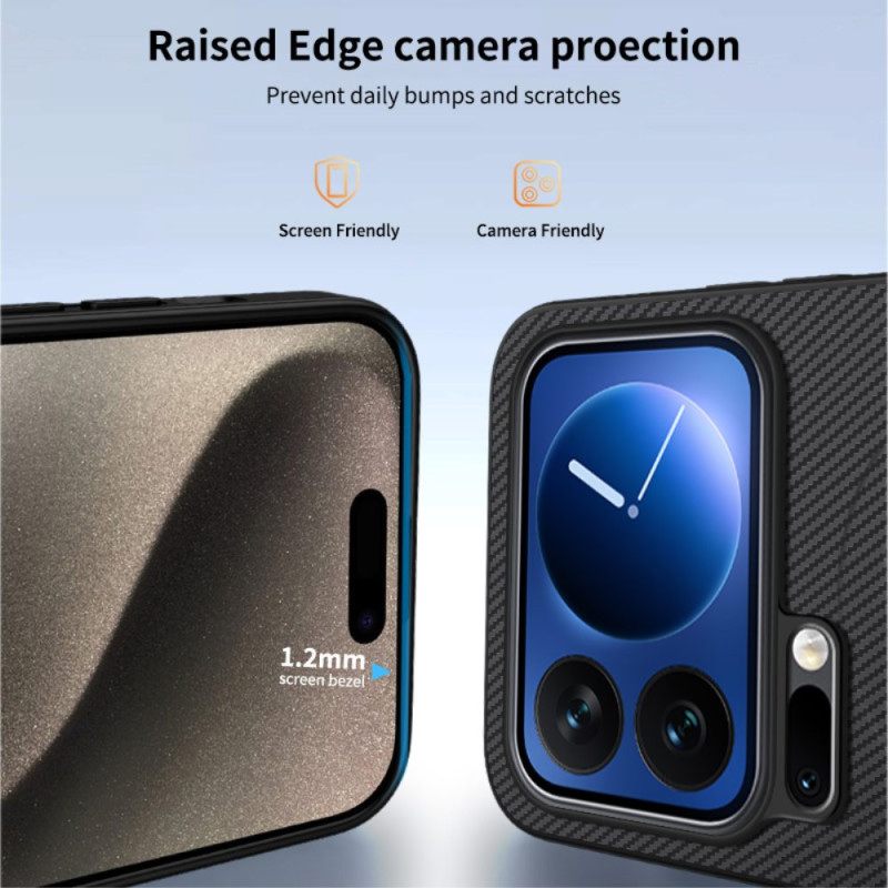 Hoesje Xiaomi 17 Pro Magsafe Carbon Fiber Bescherming Hoesje