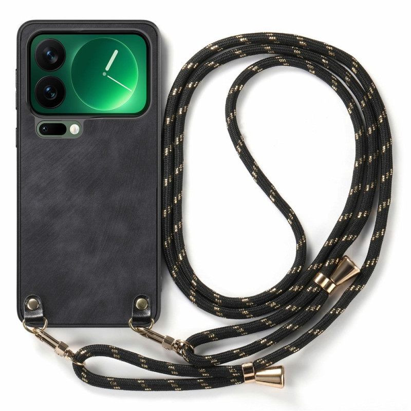 Hoesje Xiaomi 17 Pro Retro Kunstleer