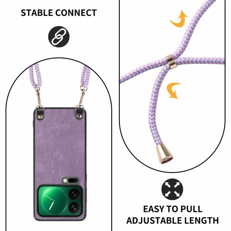 Hoesje Xiaomi 17 Pro Retro Kunstleer