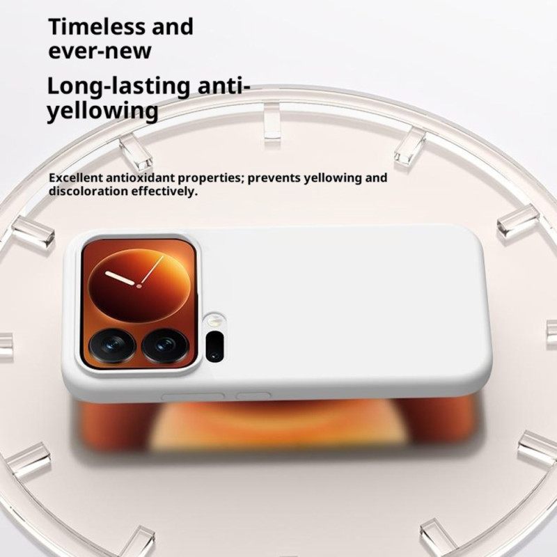 Hoesje Xiaomi 17 Pro Vloeibare Siliconen En Versterkte Bescherming