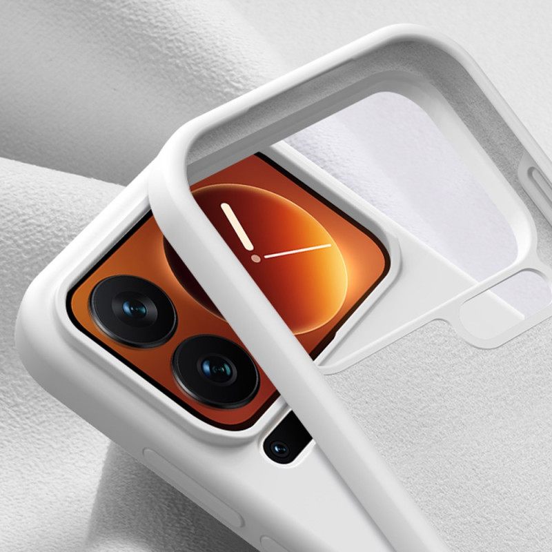 Hoesje Xiaomi 17 Pro Vloeibare Siliconen En Versterkte Bescherming