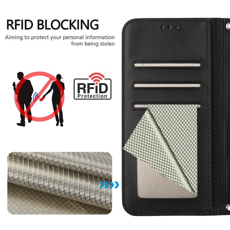 Leren Hoesje Voor Xiaomi 17 Pro Rfid-blokkering Met Leerlook