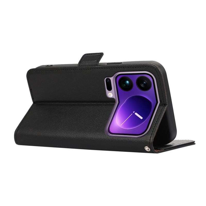 Leren Hoesje Xiaomi 17 Pro Abeel Leer