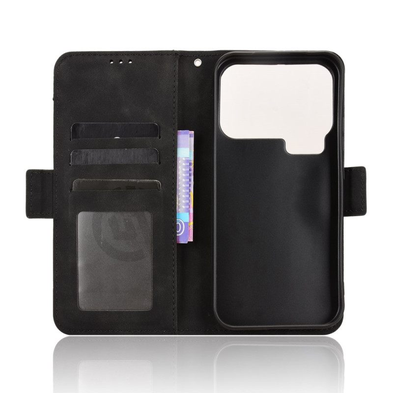 Leren Hoesje Xiaomi 17 Pro Meerdere Kaartsleuven Bescherming Hoesje