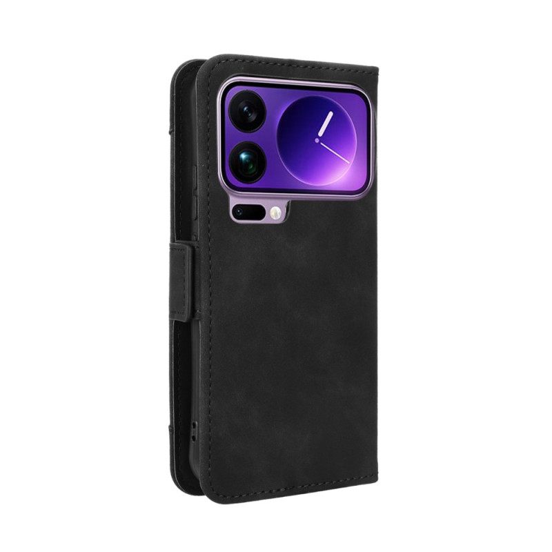 Leren Hoesje Xiaomi 17 Pro Meerdere Kaartsleuven Bescherming Hoesje