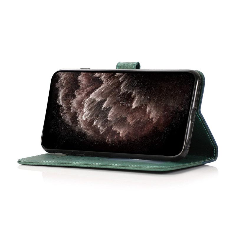 Leren Hoesje Xiaomi 17 Pro Tweekleurig