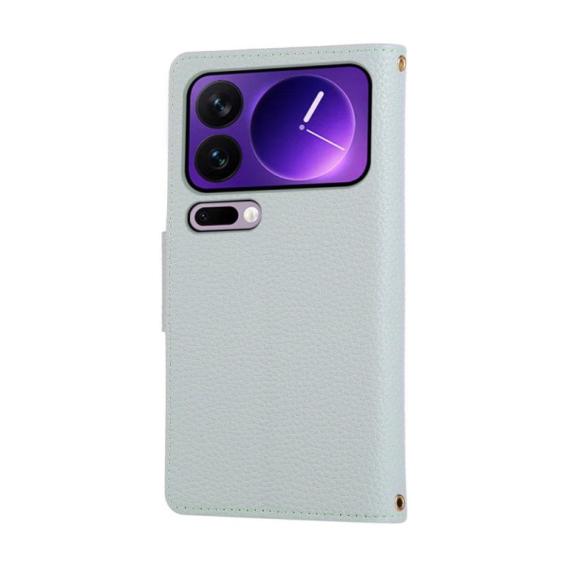 Leren Hoesje Xiaomi 17 Pro Vintage Design Bescherming Hoesje