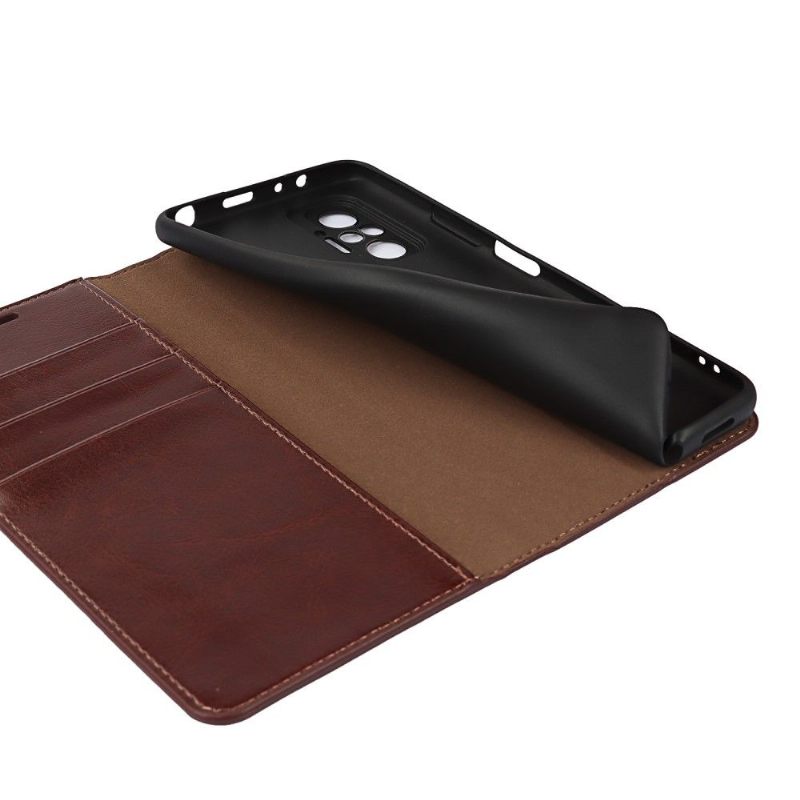 Flip Case voor Xiaomi Redmi Note 10 Pro Ondersteuningsfunctie Voor Leren Kaarthouder