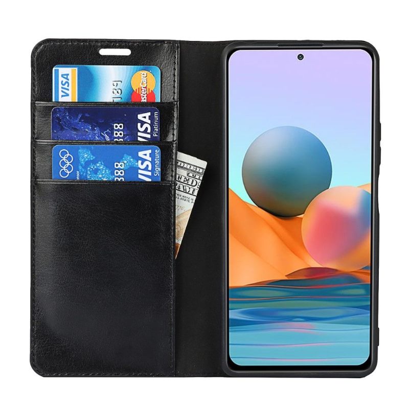 Flip Case voor Xiaomi Redmi Note 10 Pro Ondersteuningsfunctie Voor Leren Kaarthouder