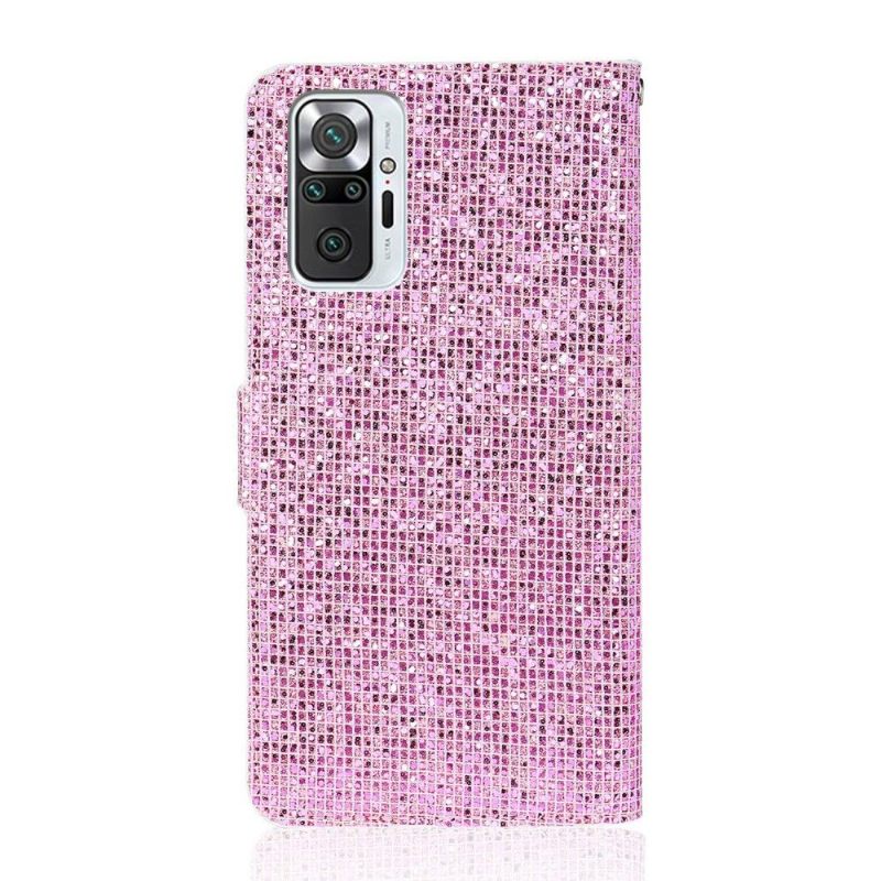 Folio-hoesje voor Xiaomi Redmi Note 10 Pro Glitterkaarthouder