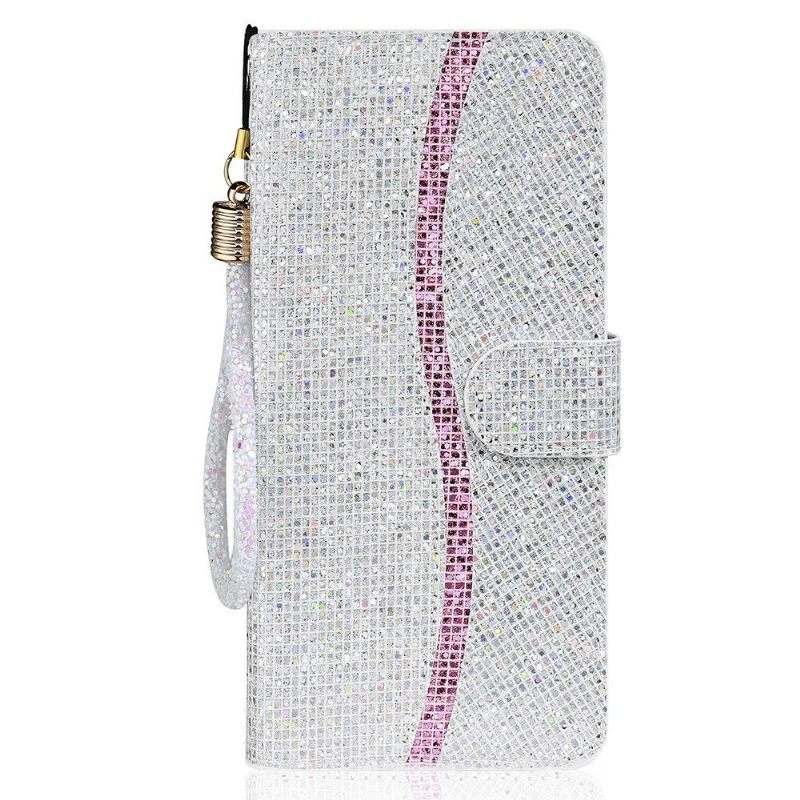 Folio-hoesje voor Xiaomi Redmi Note 10 Pro Glitterkaarthouder