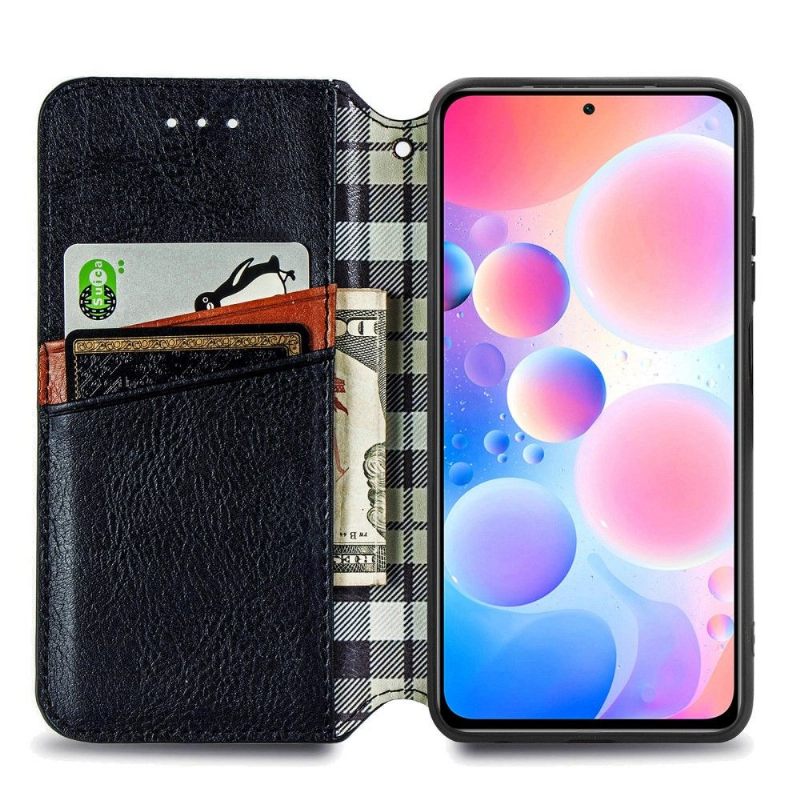 Folio-hoesje voor Xiaomi Redmi Note 10 Pro Kub Design-kaarthouder