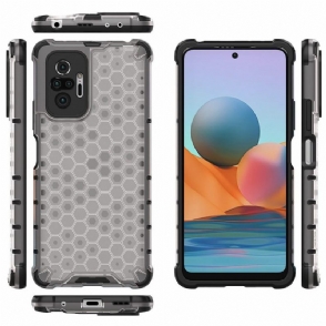Hoesje voor Xiaomi Redmi Note 10 Pro Honingraatontwerp