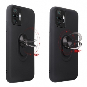 Hoesje voor Xiaomi Redmi Note 10 Pro Mat Effect Met Ondersteuning Op De Rug