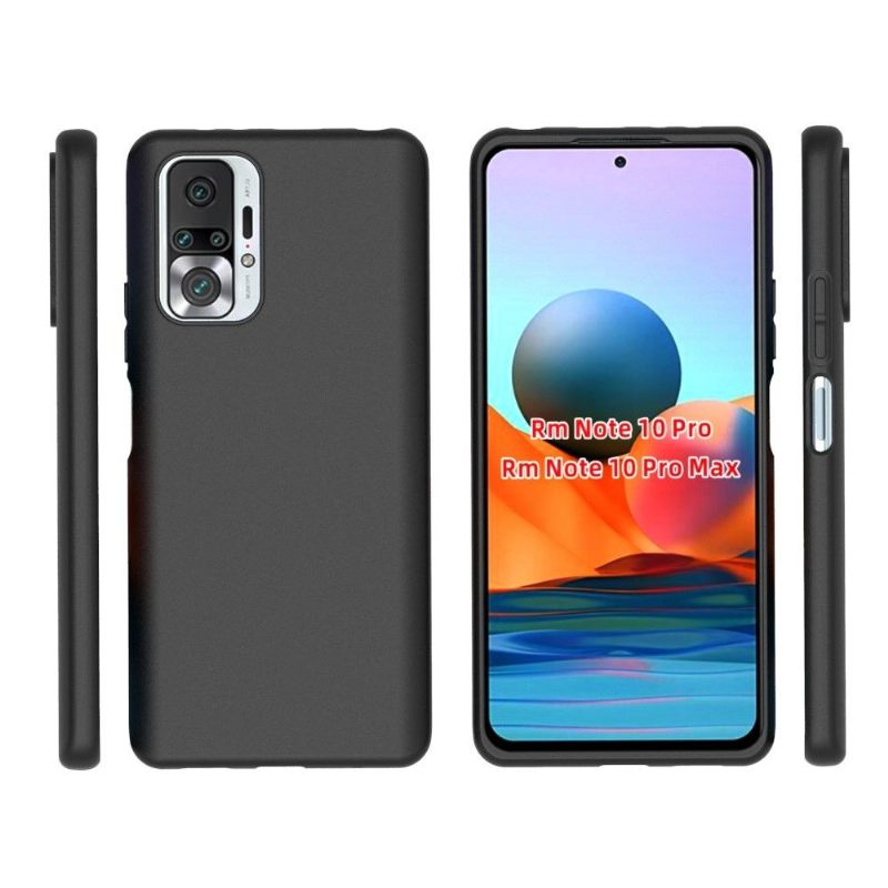 Hoesje voor Xiaomi Redmi Note 10 Pro Mat Siliconen