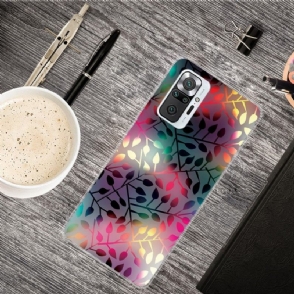 Telefoonhoesje voor Xiaomi Redmi Note 10 Pro Bescherming Blad
