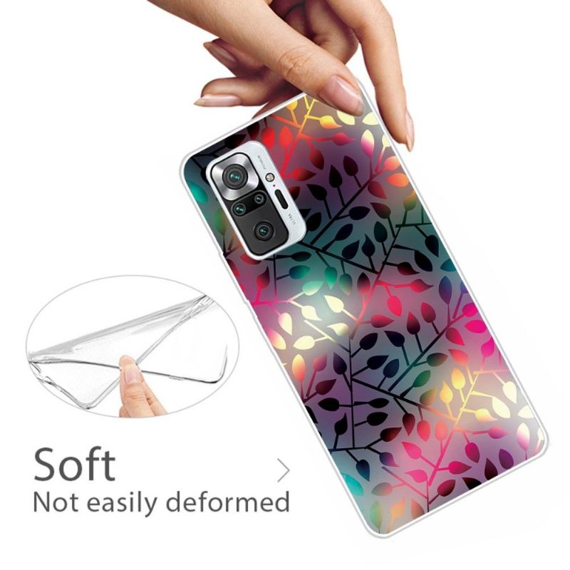 Telefoonhoesje voor Xiaomi Redmi Note 10 Pro Bescherming Blad