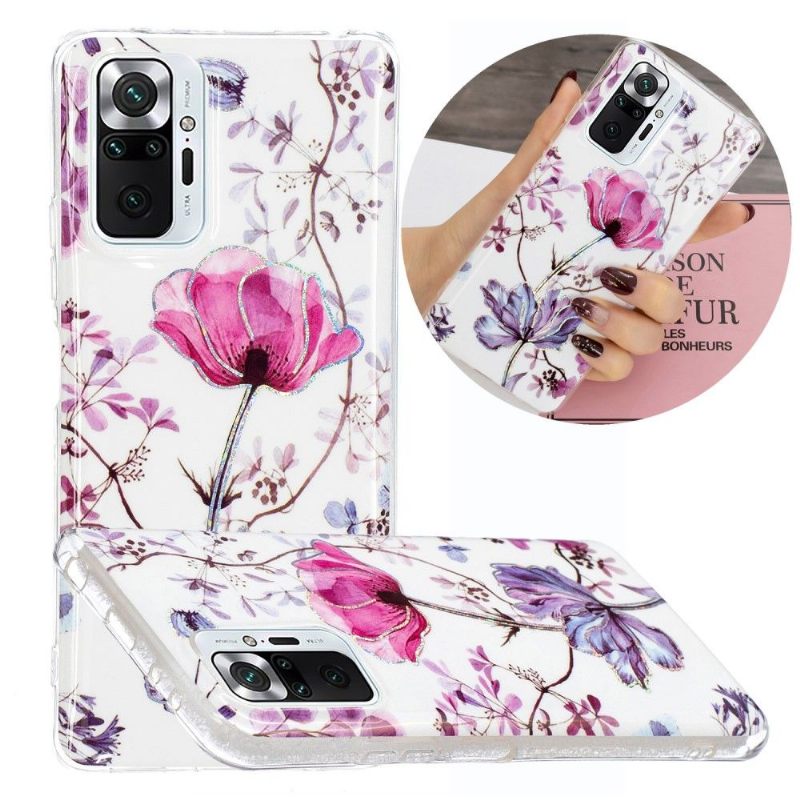 Telefoonhoesje voor Xiaomi Redmi Note 10 Pro Bescherming Lotusbloem