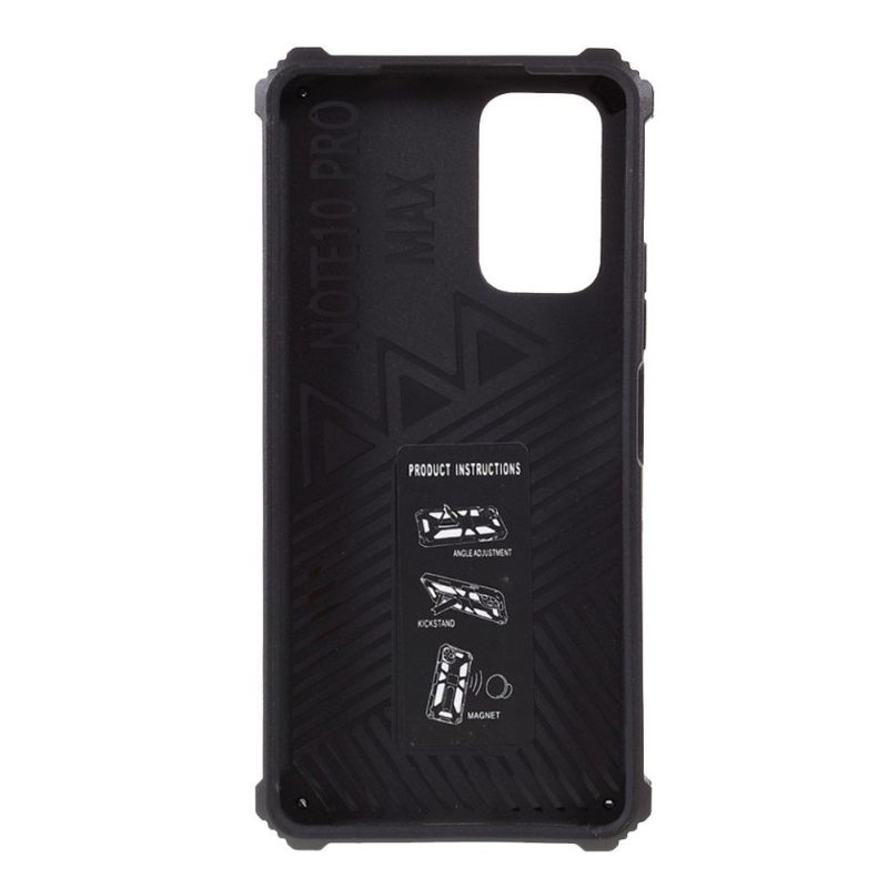 Telefoonhoesje voor Xiaomi Redmi Note 10 Pro Bescherming Ondersteuningsfunctie Voor Militaire Camouflage
