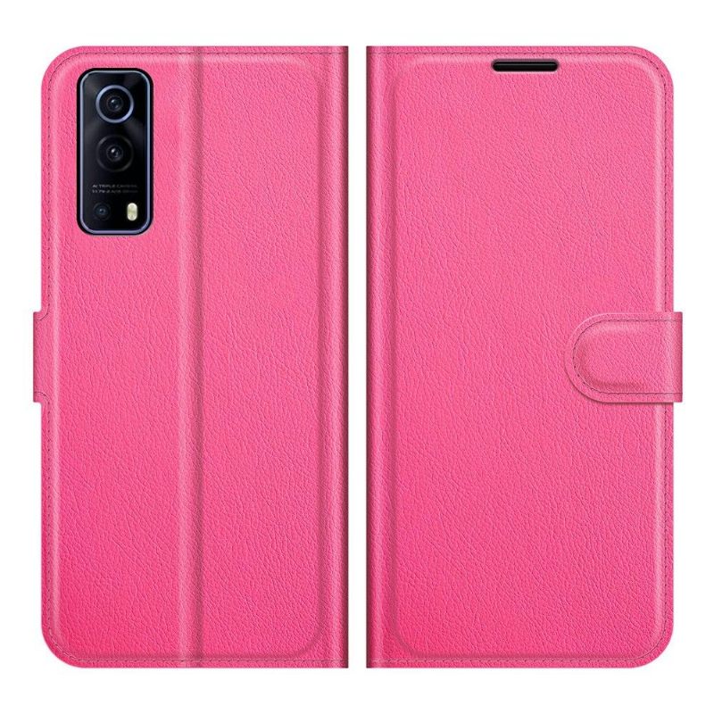 Folio-hoesje voor Vivo Y72 5G Anti-fall Portemonnee Leren Leerstijl