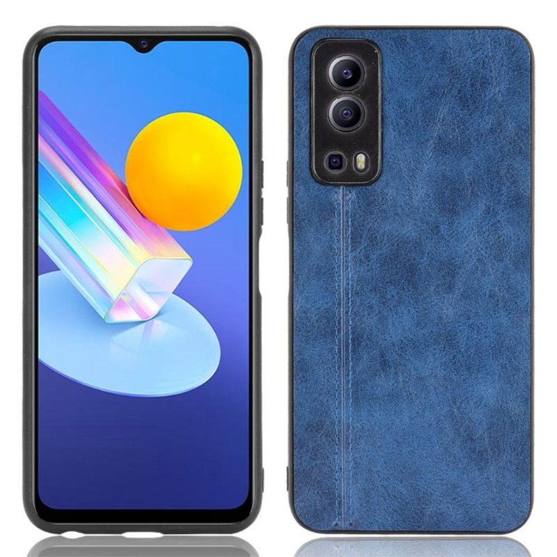 Hoesje voor Vivo Y72 5G Leereffect